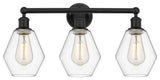 Innovations 616-3W-BK-G652-6 Cindyrella 3 Light Bath Vanity Light, Matte Black