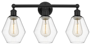 Innovations 616-3W-BK-G652-6 Cindyrella 3 Light Bath Vanity Light, Matte Black