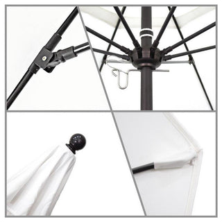 9' Venture Series Patio Umbrella With Sunbrella 1A Spectrum Dove Fabric