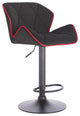 Modern Home Luxe Spyder Contemporary Adjustable Suede Barstool - Modern Comfort