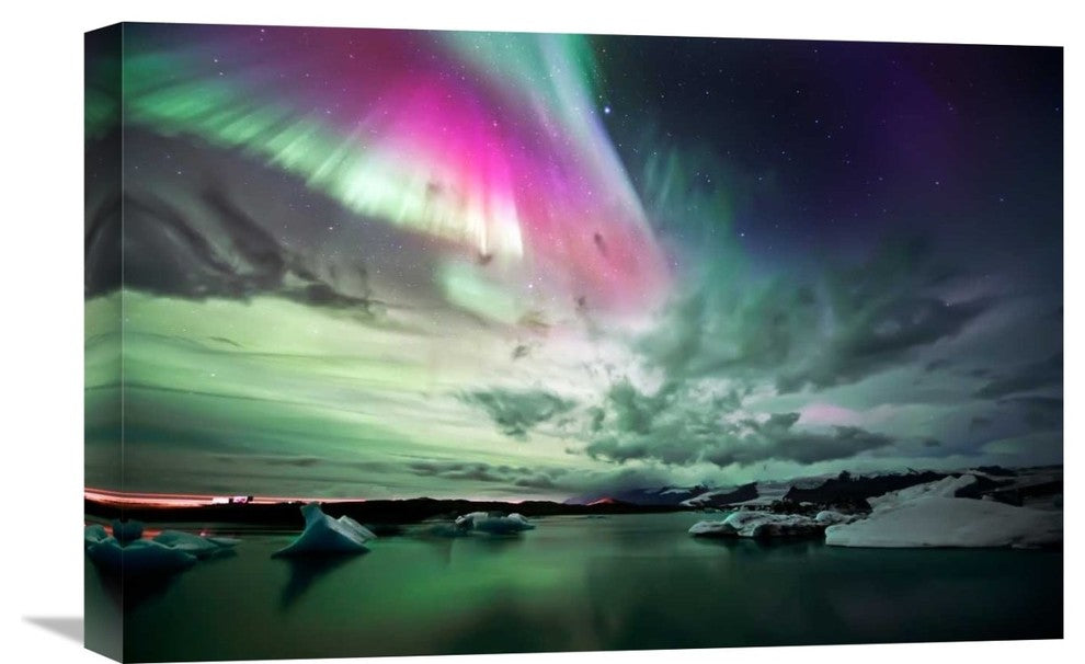 "Ja Kulsala Lake" Stretched Canvas Giclee by Liloni Luca, 22x15"