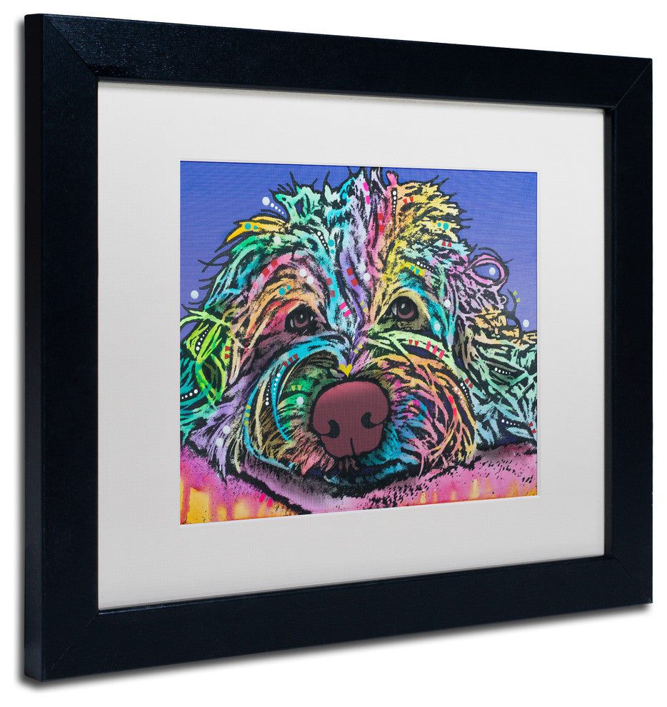 Dean Russo 'La Lou 6' Matted Framed Art, Black Frame, White Mat, 14x11