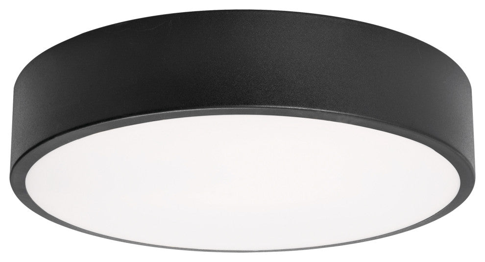 Bailey 12" LED Flush Mount, Black