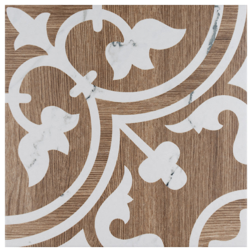 Llama Arte Loire Verso Noce Porcelain Floor and Wall Tile