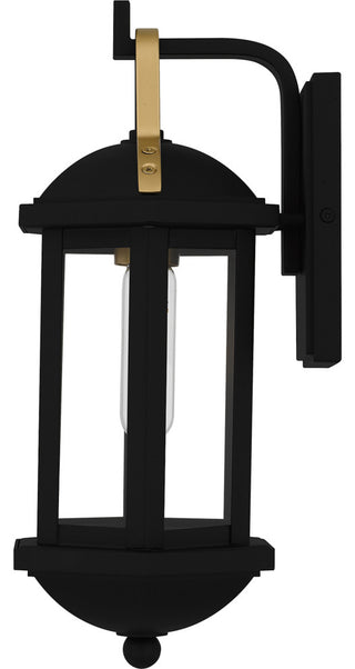 Quoizel CFD8406 Crestfield 15" Tall Outdoor Wall Sconce - Matte Black
