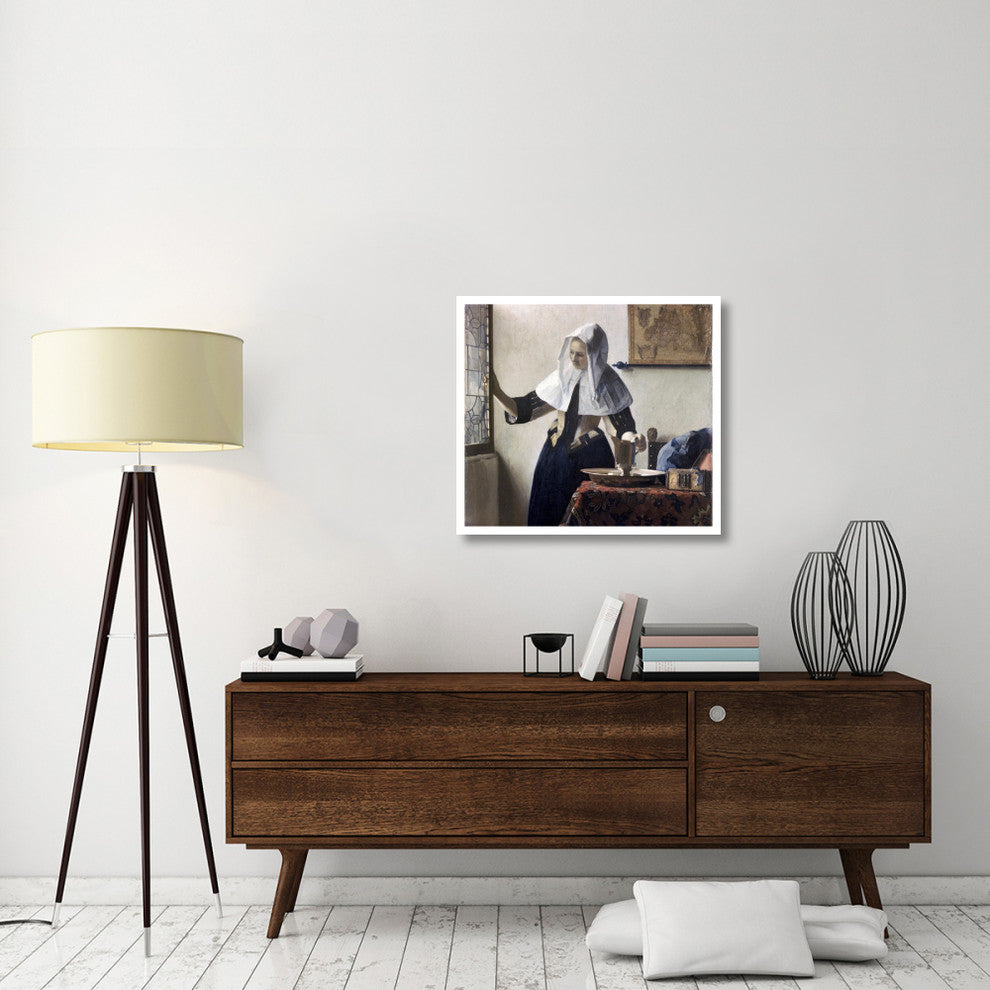 "Woman with a Water Jug - Detail" Print by Johannes Vermeer, 32"x29"