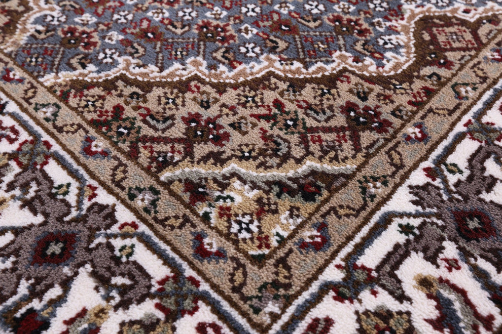 Runner Persian Tabriz Hand Knotted Wool and Silk Rug 2' 6" X 25' 7" Q8941