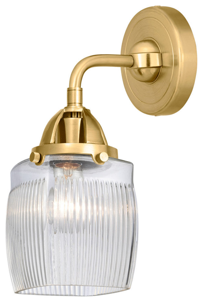 Innovations 288-1W-SG-G302 1-Light Sconce, Satin Gold