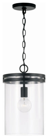 Fuller One Light Pendant, Matte Black