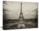 "Vintage View of Paris, France" Cityscape Canvas Photo Print, 40"x30"