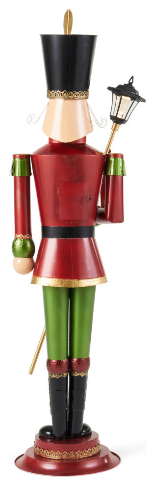 Almar Toy Soldier Solar Lantern Stand, Red