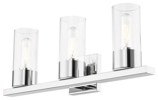 1 Light Polished Nickel Crystal Single Sconce