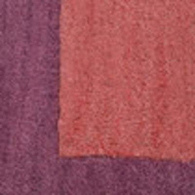 HAND TUFTED WOOL ECO-FRIENDLY AREA RUGS-Orange&Purple Color, Contemporary