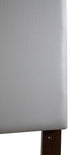 Novo Faux Leather Headboard, Light Gray, Full