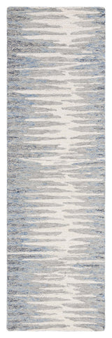 Safavieh Couture Abstract Collection ABT926 Area Rug, Ivory/Dark Blue, 2'3"x8'