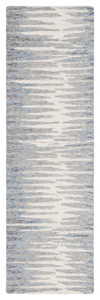 Safavieh Couture Abstract Collection ABT926 Area Rug, Ivory/Dark Blue, 2'3"x8'