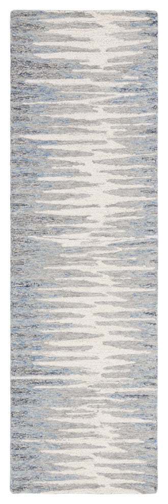 Safavieh Couture Abstract Collection ABT926 Area Rug, Ivory/Dark Blue, 2'3"x8'