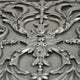 Viola Pewter Nickel Matte Finish 12" x 18" Hand Made Metal Mural Tile