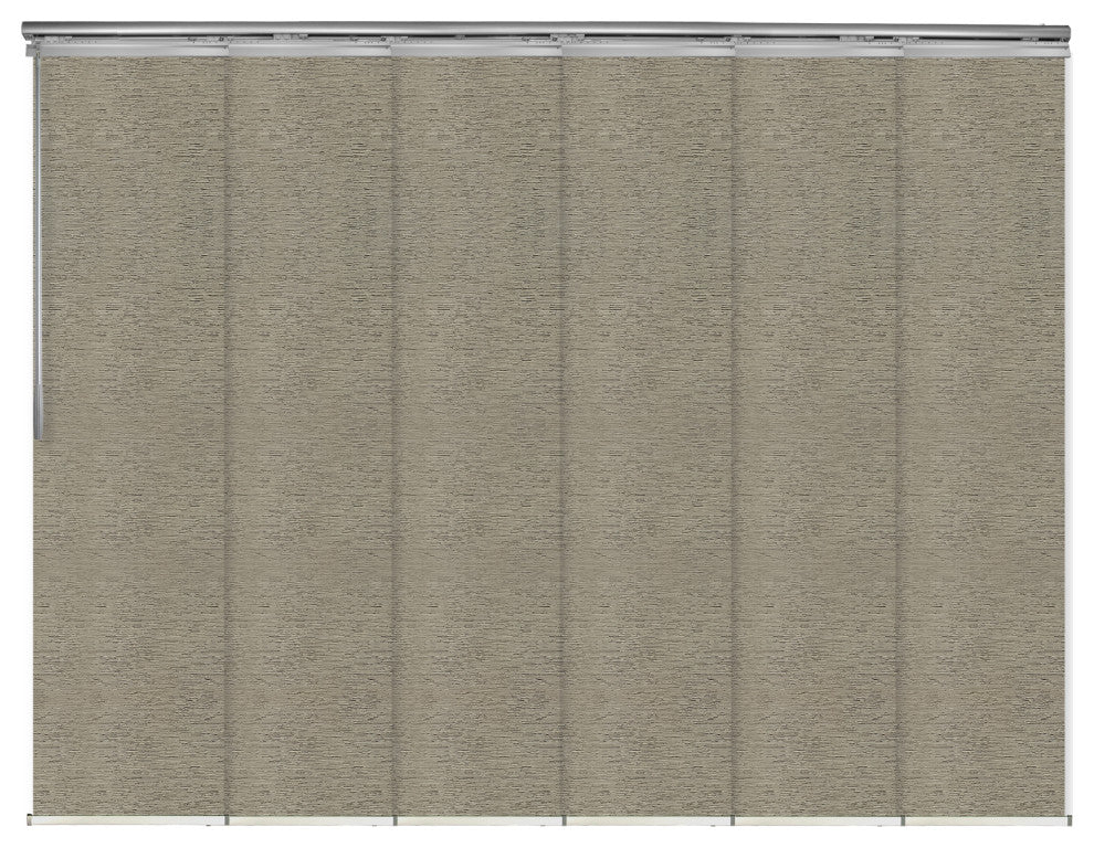 Nilo 6-Panel Track Extendable Vertical Blinds 98-130"W