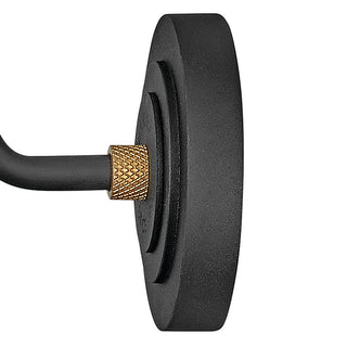 Hinkley Foundry Classic 9.5" Small Gooseneck Barn Light, Textured Black + Brass