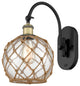 Innovations 518-1W-BAB-G122-8RB-LED 1-Light Sconce, Black Antique Brass