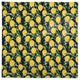 Lemon Pattern Navy 2 58x58 Tablecloth