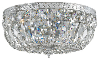 Crystorama 714CHCLSAQ Three Light Ceiling Mount Ceiling Mount