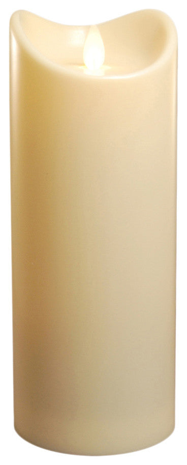 Action LED Pillar Candle, 3.5"x9"