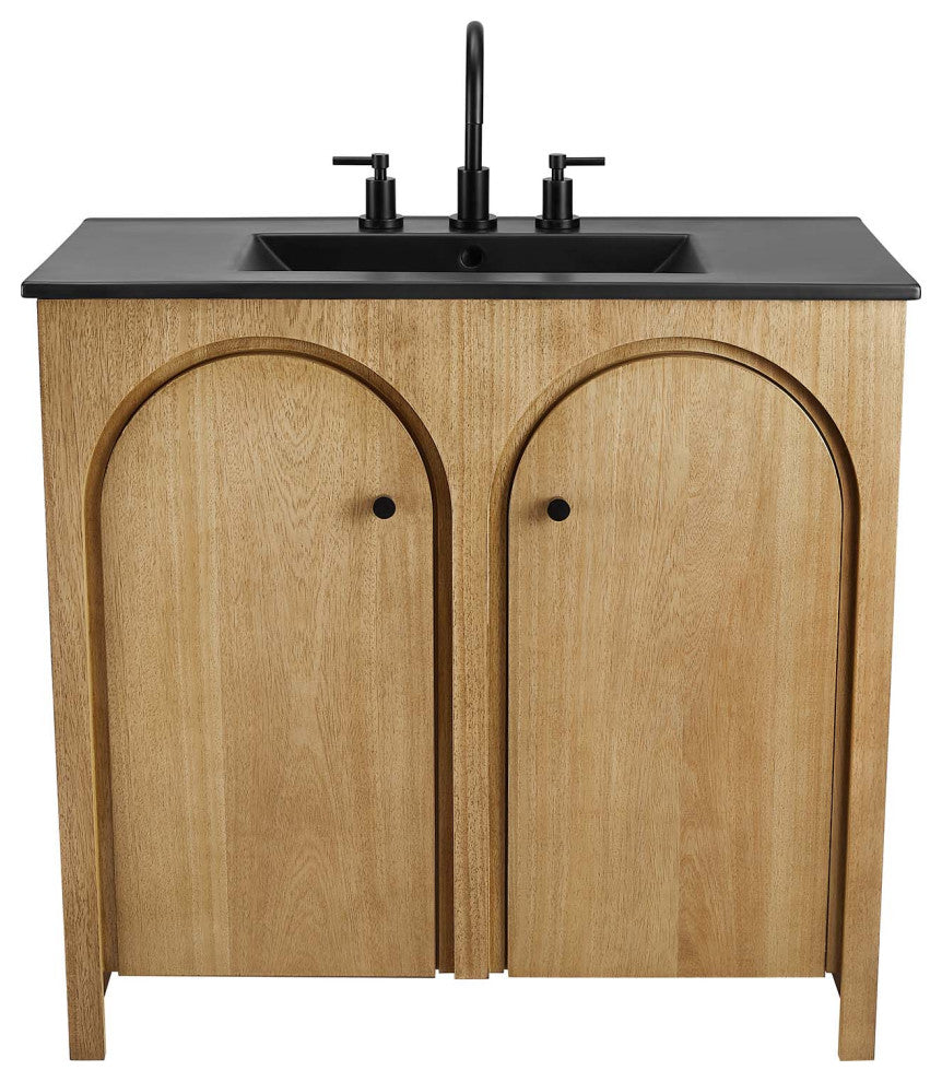 Appia 36" Bathroom Vanity - Oak Black