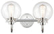 Innovations 437-2W-PC-G4372 Olivia 2 Light Bath Vanity Light, Polished Chrome