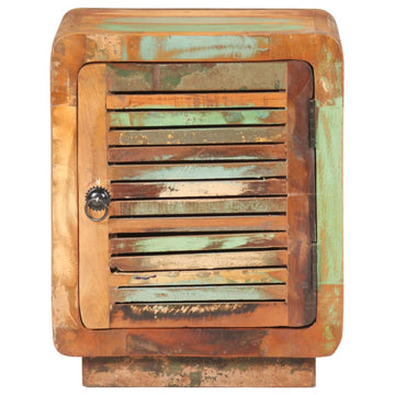 vidaXL Nightstand Storage Bedside Cabinet Nightstand Solid Reclaimed Wood