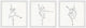 Basic Ballet Steps Triptych, 3-Piece Set, 12x12 Panels