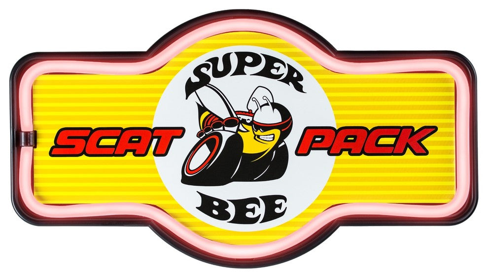 Super Bee Scat Pack Marquee LED Light Up Sign