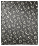 Moody Botanicals 50x60 Coral Fleece Blanket