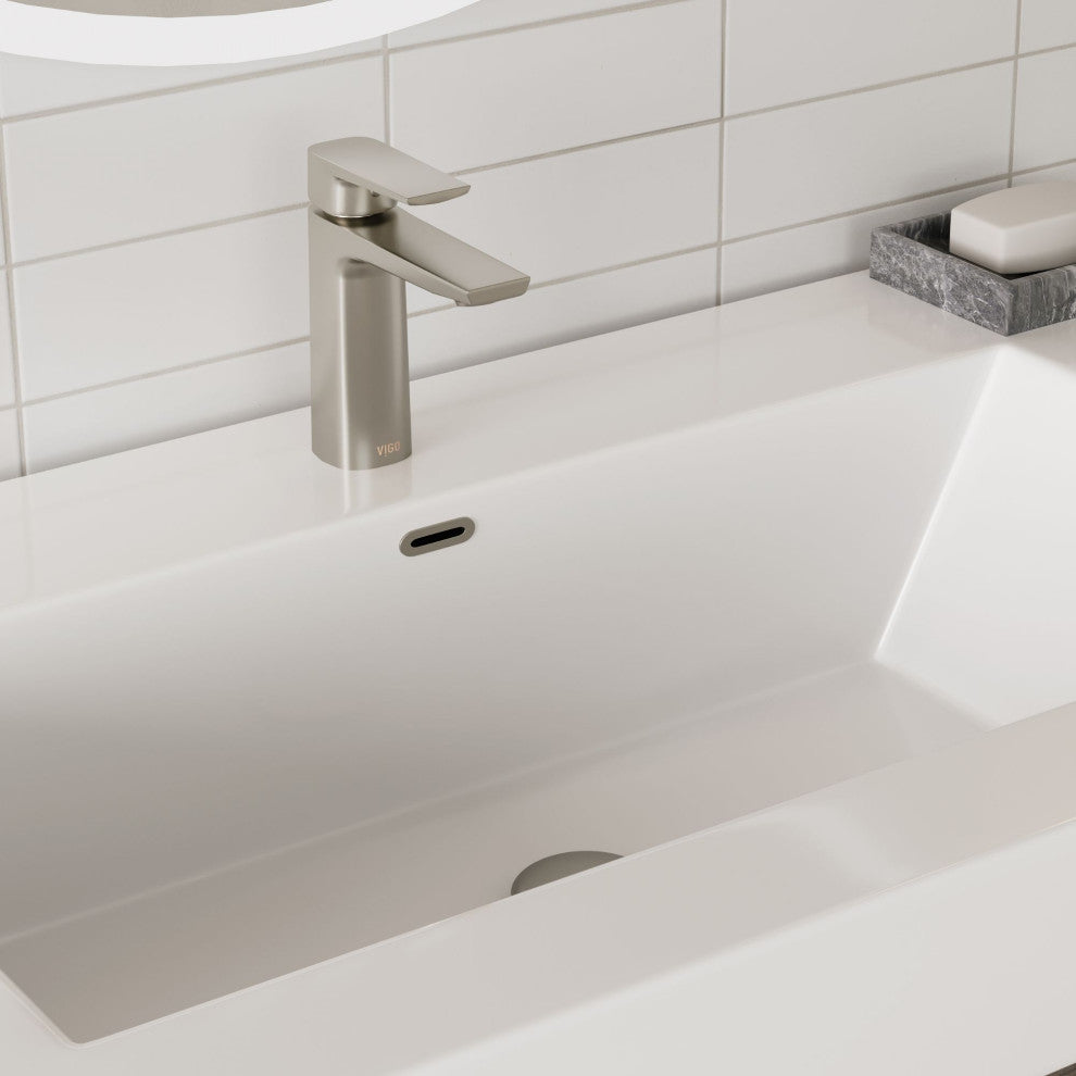 The Latitude Bathroom Vanity, Gray, 36", Single Sink, Freestanding