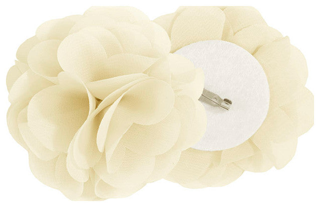 Madison Park Rosette Floral Embellished Cuff Tab Top Solid Curtain Panel