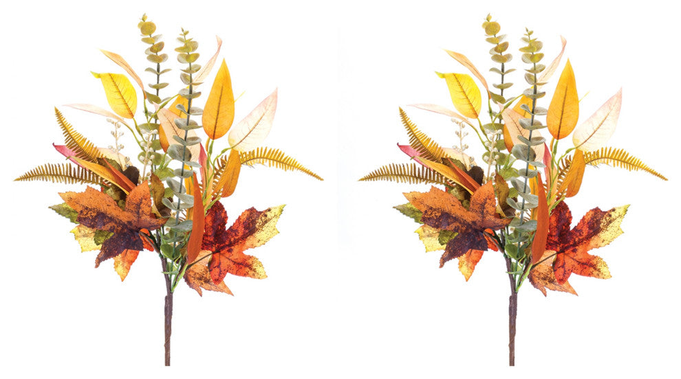 Mixed Fall Foliage Spray, Set of 2