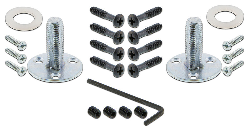 Double New York Plate With Waldorf Knob, Oil-Rubbed Bronze