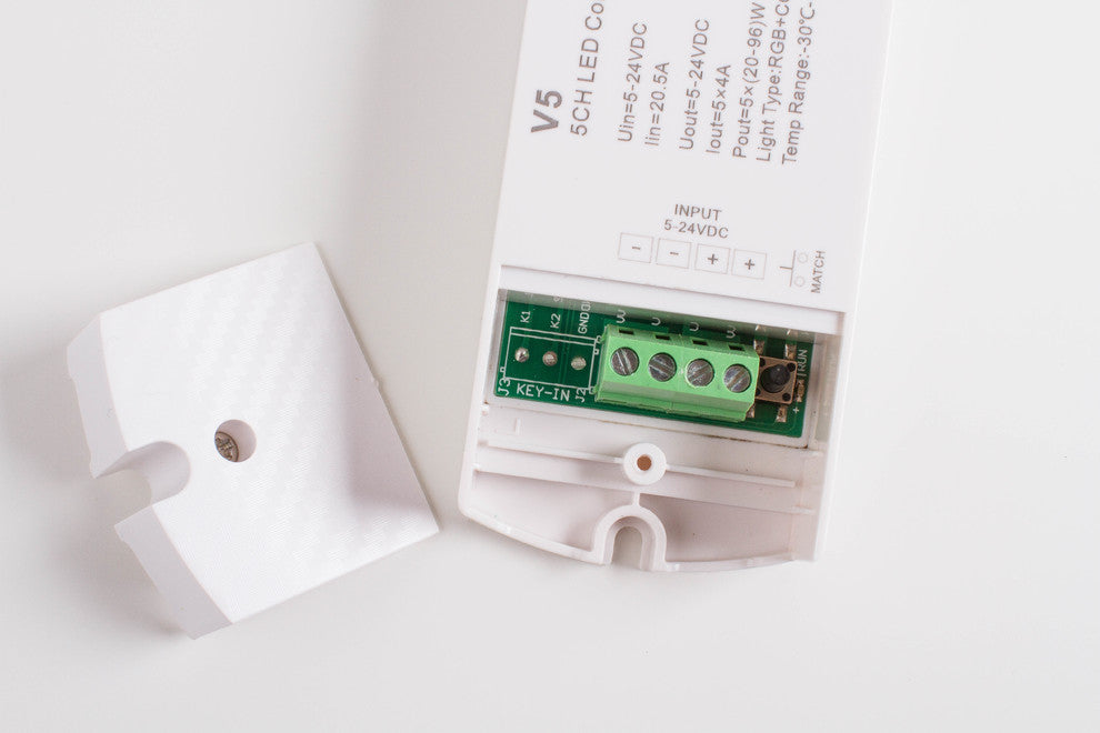 RGB RGBw ww/Cw CCT LED Strip Light Controller 5 In 1 Compatible For LED Light
