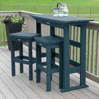 Lehigh 3 Piece Balcony Set, Nantucket Blue, Counter Height