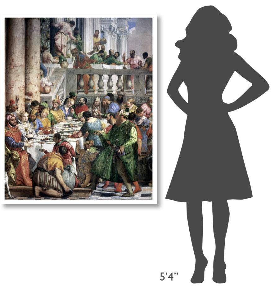 "Marriage at Cana (Detail)" Digital Paper Print by Paolo Veronese, 38"x46"