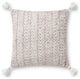 Loloi PLL0068 Blush / Natural 18" x 18" Cover Only Pillow