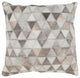Surya Trail TR-004 18"x18" Pillow Kit, White/Dark Brown/Beige