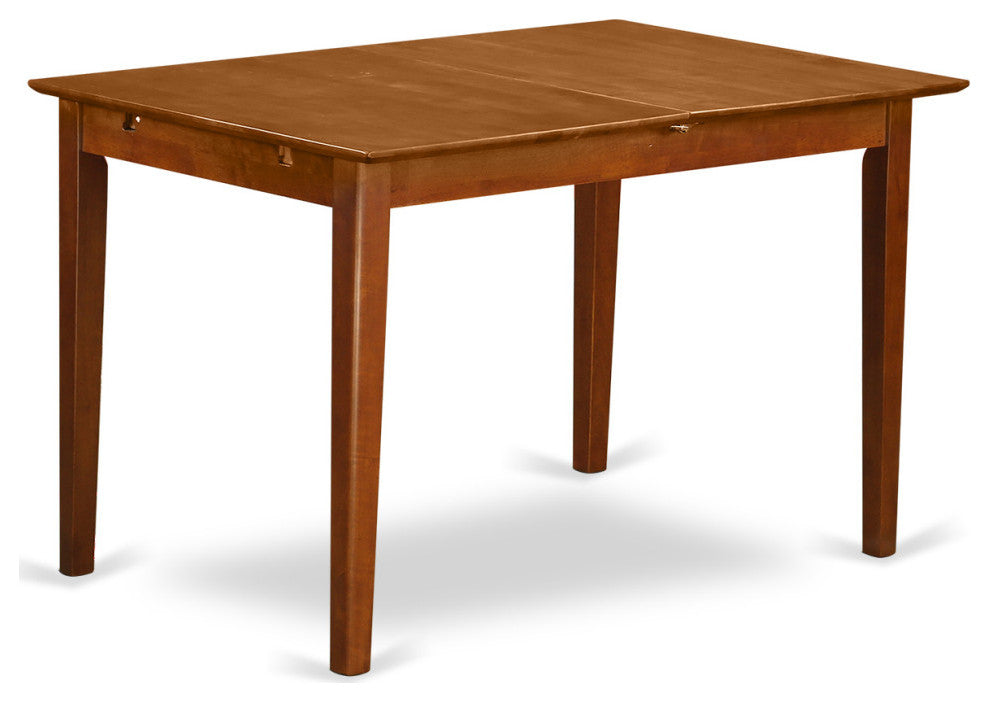 5 Pc Small Dinette Set Table With Leaf And 4 Kitchen Dining Chairs