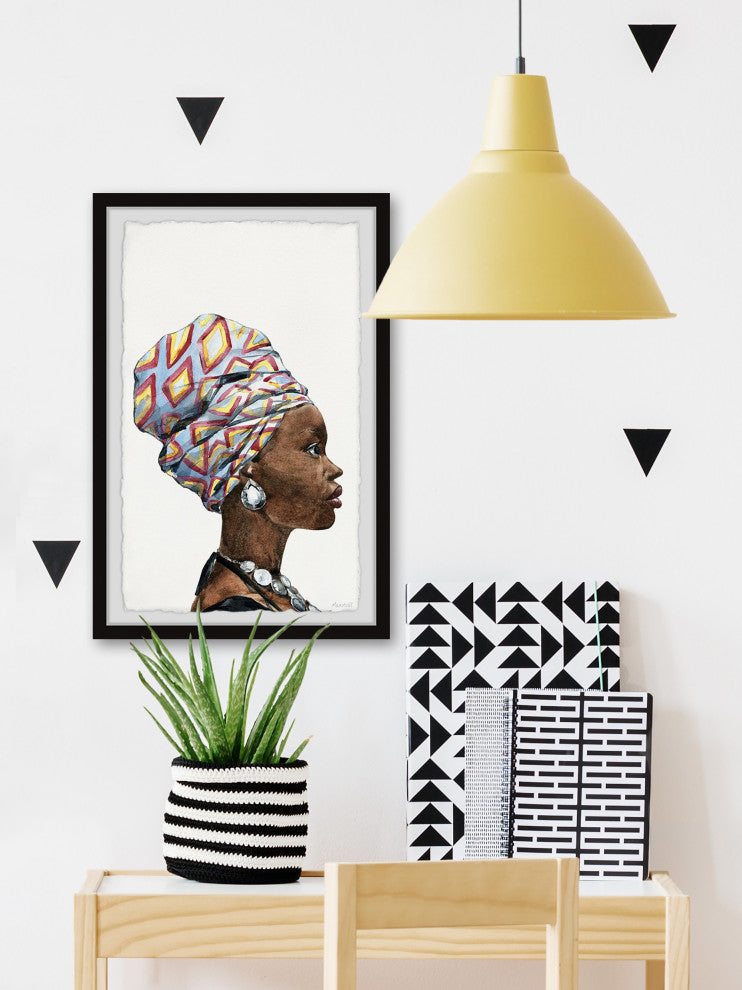 "Aziza" Framed Painting Print, 8x12