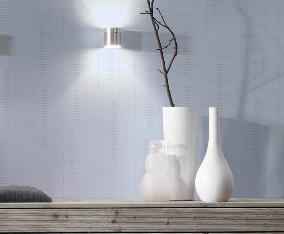Spot2, Modern Soft Geometric Light Blue Wallpaper Sample