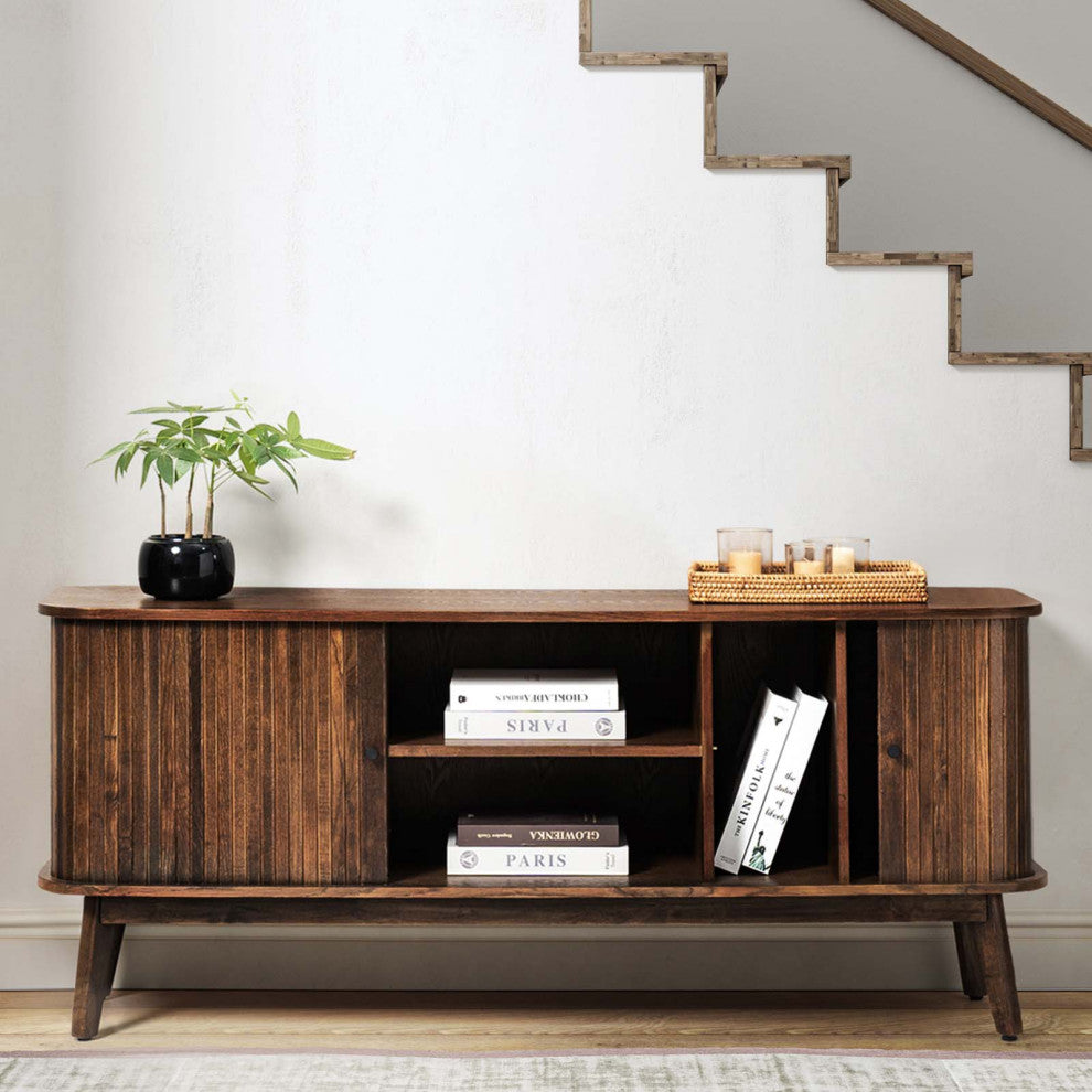 TV Stand for TVs up to 65", Walnut