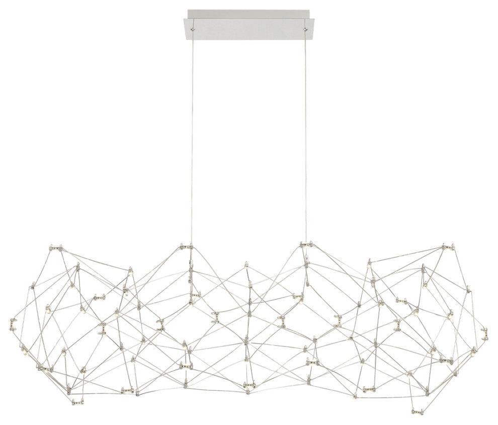 Contemporary Large Chandeliers, Chrome