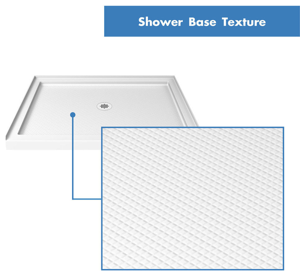 DreamLine SlimLine 36"x36" Single Threshold Shower Base