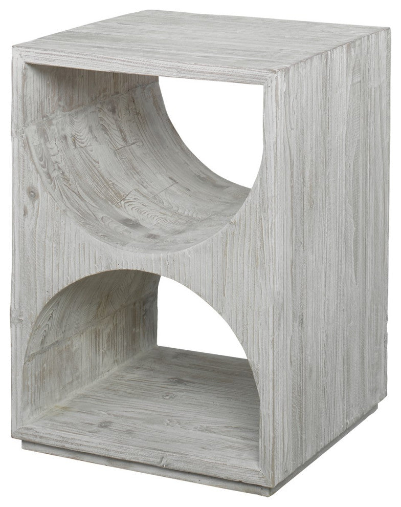 Uttermost Hans White Side Table 24969